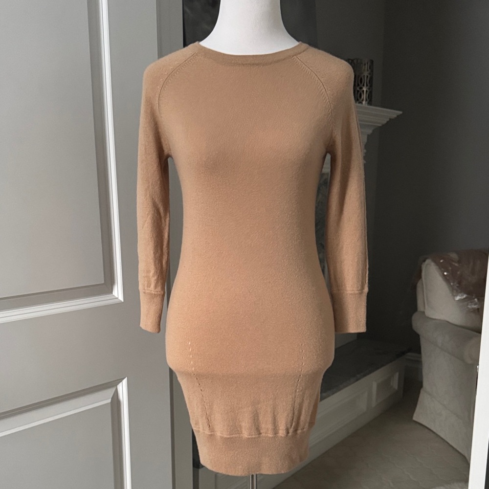 Rag & Bone Beige 💯 Cashmere Sweater Dress XS